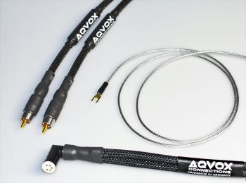 AQVOX EXCEL PHONO-Kabel symmetr. OFC-Kupfer SME 5-Pin an XLR /Ci