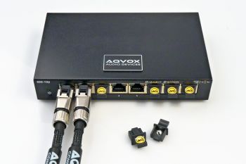 AQVOX LAN-Detoxer RJ45-Kappen LAN-Kappen Netzwerk-Entstrung